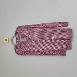 Free People NWOT Cardigan Tunic Sweater Women XS Multicolor Long Buttons Boho